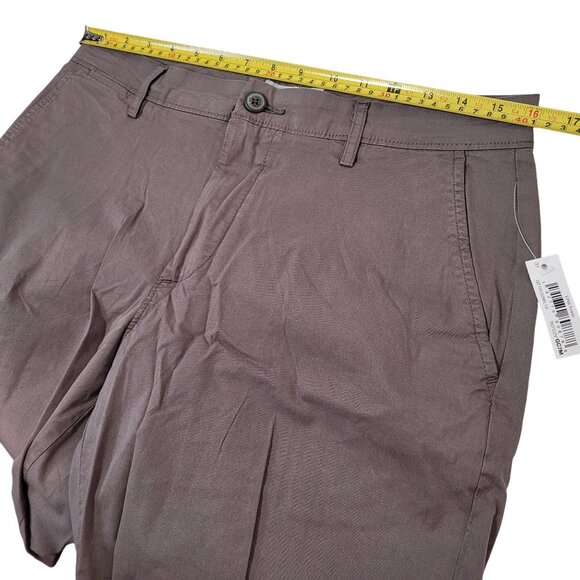 Goodthreads Men's Brown Slim-Fit 7" Flat-Front Stretch Chino Shorts Size 31 New - Picture 10 of 11